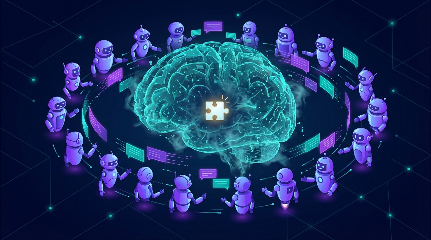 Multi-agent swarm coordination and collective memory