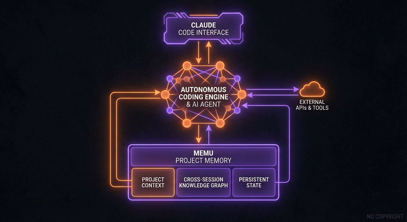 Architecture comparison: Claude Code session context versus MemU persistent memory graph