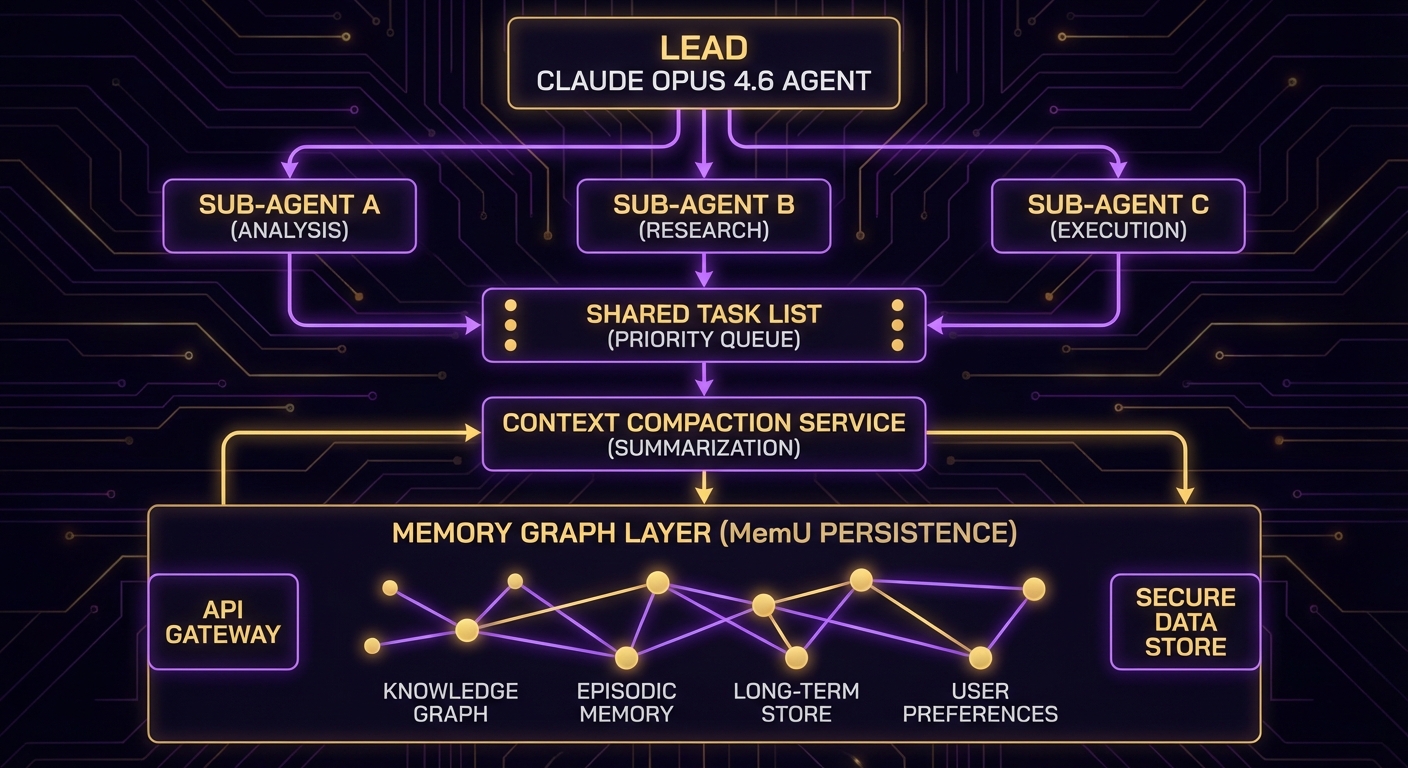 Claude Opus 4.6 Agent Teams Architecture