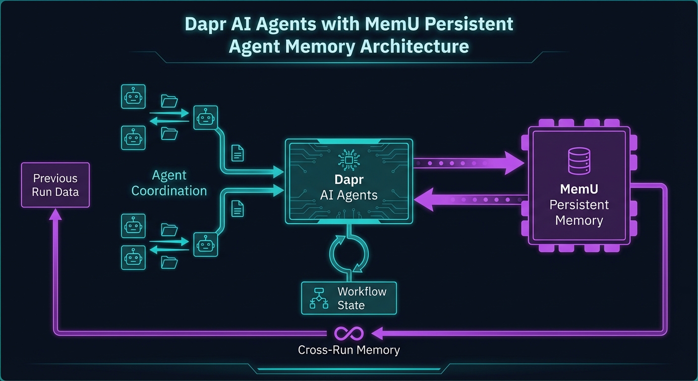 Dapr AI Agents with MemU persistent memory