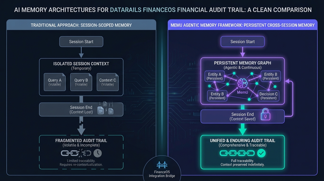 Datarails FinanceOS governance and audit architecture