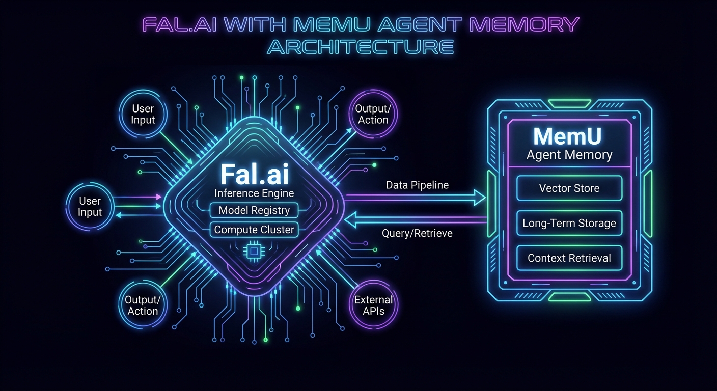Fal.ai with MemU persistent inference memory
