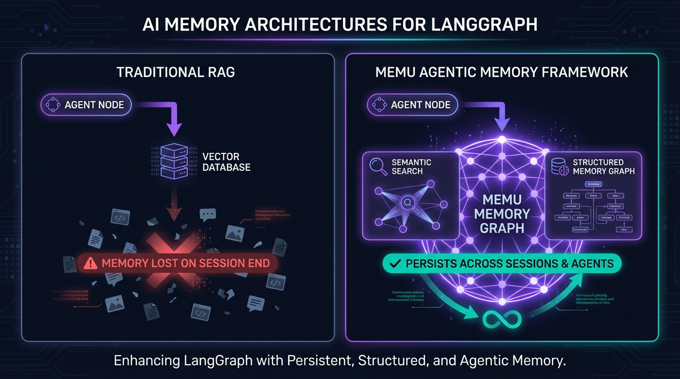 LangGraph with MemU persistent long-term memory