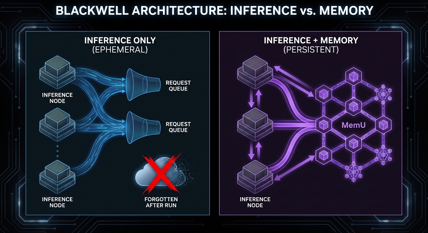 Blackwell inference with MemU memory