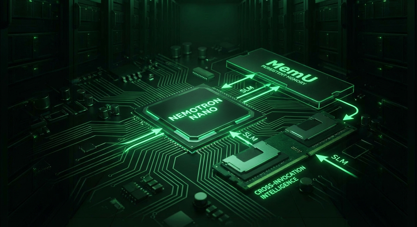 Nemotron Nano small language model architecture comparison with persistent memory layer