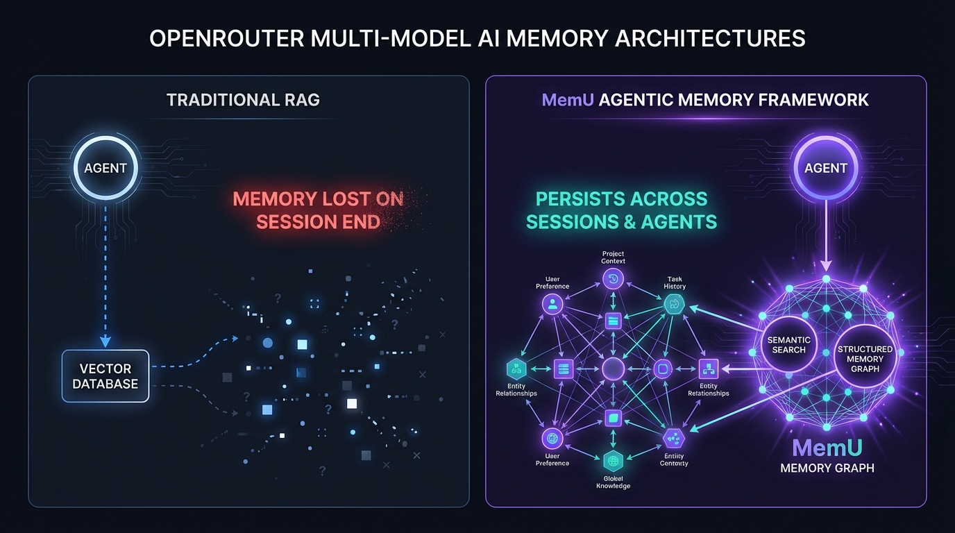 OpenRouter with MemU persistent routing memory