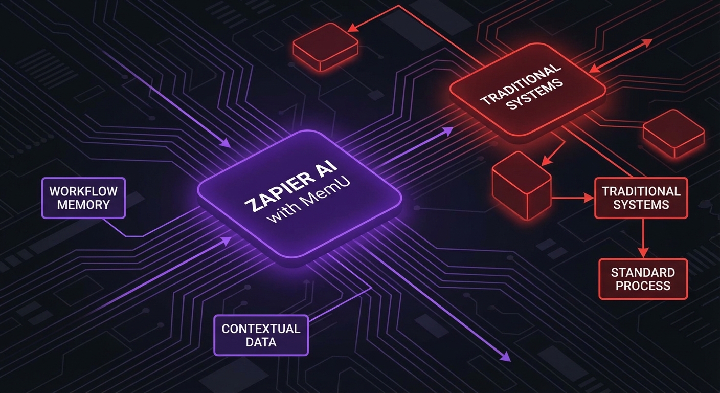Zapier AI with MemU persistent execution memory