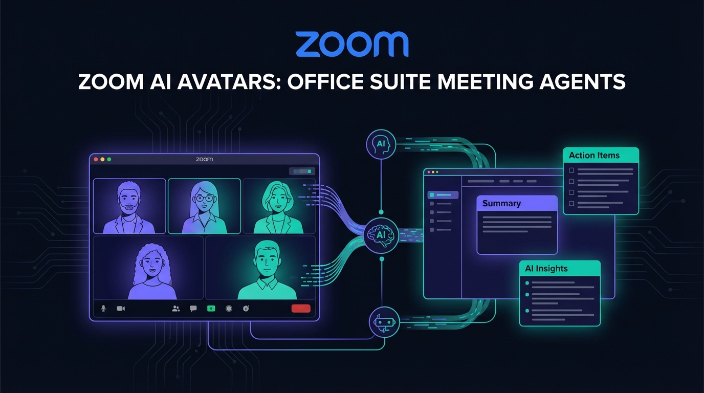 Zoom AI avatars and AI office suite with persistent meeting agent memory